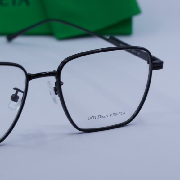 Bottega Veneta BV1015O 001 Square Eyeglasses – Black 52mm - Picture 2 of 10